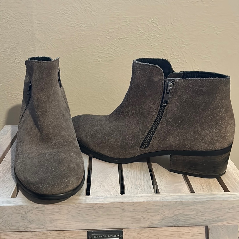 MIA Blaine Suede Bootie in Grey